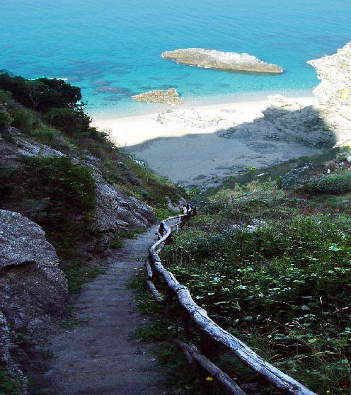 Praiafuoco-strand-weg