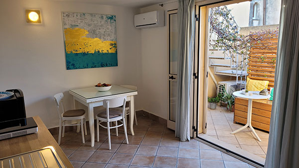 Casa Il Gelsomino Blick auf die Terrasse